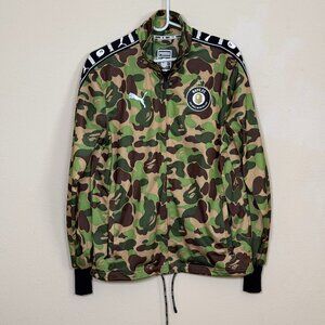 Bape x Puma A Bathing Ape Jacket Green-Camo Track Jacket Small